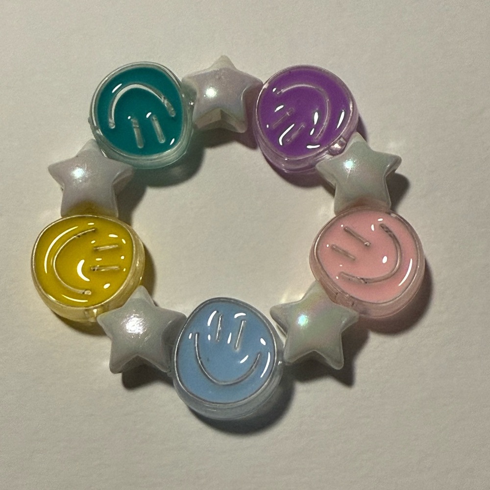 Colorful Smiley Star Bracelet